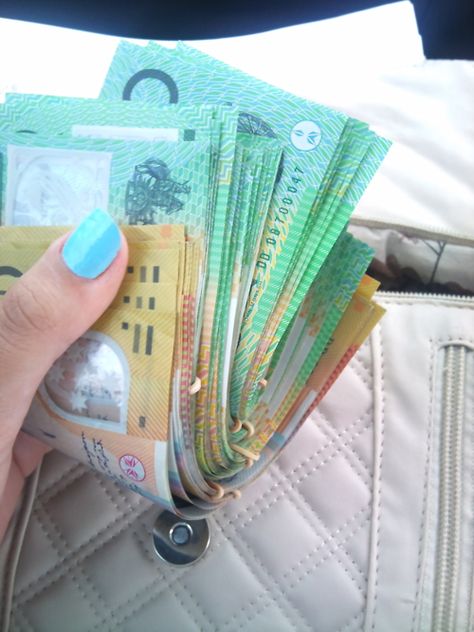 Australian Money, I Am A Money Magnet, Money Background, Money Vision Board, Fake Money, Vision Board Images, Money Stacks, Money Pictures, Money On My Mind