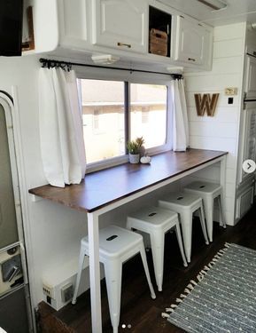 Motorhome Remodel, Camper Trailer Remodel, Vintage Camper Remodel, Camper Hacks, Caravan Renovation, Diy Camper Remodel, Retro Caravan, Rv Makeover, Travel Trailer Remodel