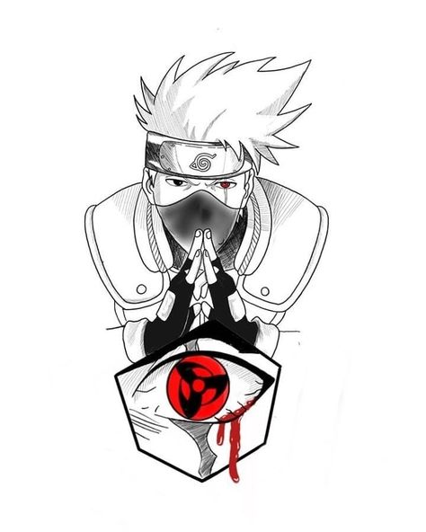 Kakashi Hatake Tattoo Design, Kakashi Hatake Tattoo Ideas, Naruto Tattoo Sketch, Kakashi Tattoo Design, Kakashi Tattoo Ideas, Kakashi Hatake Tattoo, Kakashi Design, Kakashi Tattoo, Kakashi Drawing