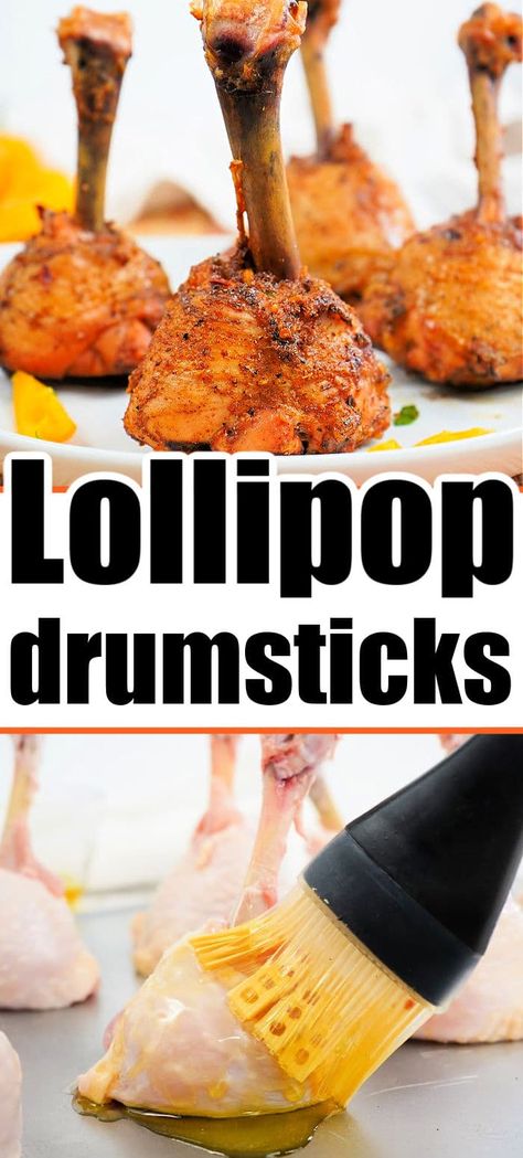 Chicken Leg Drumstick Recipes, Lollipop Chicken Legs Recipes, Grilled Chicken Legs Easy, Chicken Drumstick Pops, Lollipop Chicken Drumsticks Air Fryer, Drumstick Pops, Different Ways To Cook Chicken Drumsticks, Lollipop Chicken Drumsticks Recipe, Chicken Leg Pops