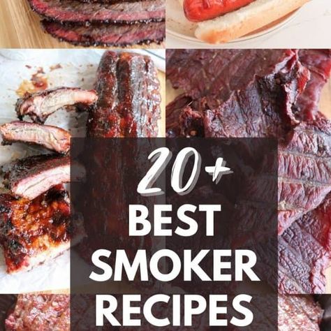 20+ Best Smoker Recipes Pizza Seafood, Vegetables Pizza, Smoked Pork Recipes, Pie Iron Recipes, Bbq Smoker Recipes, Pellet Smoker Recipes, Best Smoker, Pork Recipes Easy, Smoker Cooking