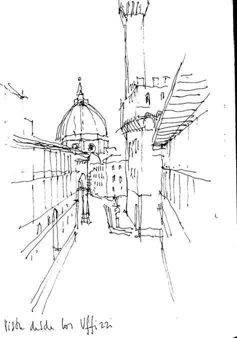 https://flic.kr/p/6szpSb | Florence | Quick sketch of the dome of Florence, drawn from the second floor of the Uffizi Sketchbook Goals, Location Drawing, Flip Books Art, Static Nails, Architecture Drawing Sketchbooks, Architectural Sketches, Sketch Ink, City Sketch, Urban Sketch