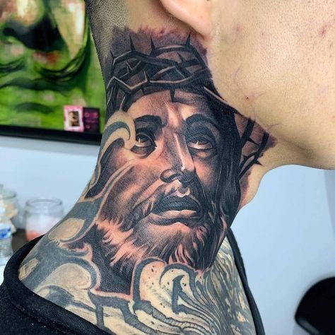 Owl Neck Tattoo, Dope Drawings, Clock And Rose Tattoo, Skull Girl Tattoo, Belly Tattoos, Chicano Tattoos, Scary Tattoos, Cool Forearm Tattoos, Warrior Tattoos