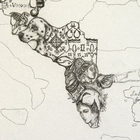 Balkan Peninsula Balkan Peninsula, World Map, Mural, Map, Humanoid Sketch, Tattoos, Art