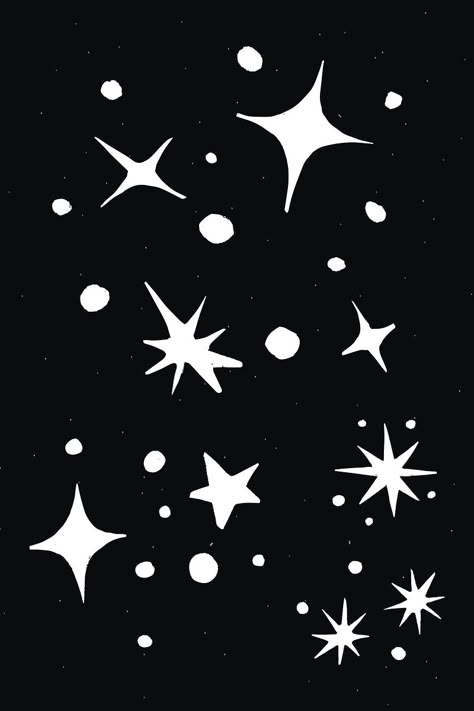 Stars White Background, Ghostface Wallpaper Aesthetic, Desktop Wallpaper Fall, Galaxy Aesthetic, Space Doodles, Solar System Art, Doodle Sticker, Star Doodle, Graphic Design Images