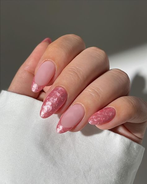 Rose pearly nails using regular nail polish🌸🫧 swipe left for tutorial👀 Nail polish from @beetlesgelpolish Rings @monicavinader ___ *affiliate #nailart #nailsofinstagram #pearlnails #nailsoftheday #cutenails #prettynails #naildesign #nailideas #nailtutorials Pearly Nails, Soft Pink Nails, Regular Nail Polish, Minimal Nails Art, Spring Nail Designs, Pink Nail Art, Rose Nails, Pearl Nails, Spring Nail