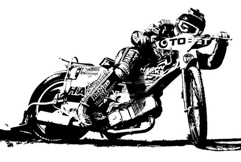 BW Speedway Speedway Motorcycles, Fox Motocross, Motorcycle Tattoo, Motorcycle Tattoos, Goodwood Revival, Sprint Cars, Motor Sport, Clip Arts, Bike Art