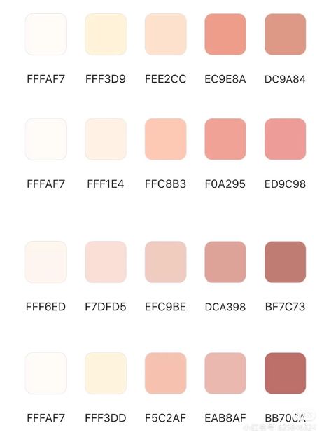 Albino Skin Palette, Pale Skin Palette Digital Art, Pale Skin Pallet, Albino Skin Color Palette, Pale Skin Tone Palette, Pale Skin Palette, Skin Color Codes, Pale Skin Color Palette, Eye Color Pallete