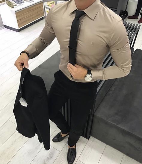 Formal Men Outfit, Formal Men, Shirt And Tie, Formal Mens Fashion, Custom Suits, Mens Fashion Smart, Hipster Mens Fashion, Mens Lifestyle, Business Casual Men