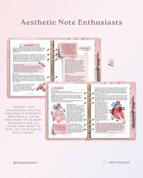 Now Available ✦ Realistic Digital Notebooks💗🥹 I poured my heart into these new notebook and I really hope you love them ✨ 📓Stay organized andTrack your progress with realistic 12 tabs digital notebook. Perfect for college students, professionals, or anyone seeking a versatile and convenient way to capture ideas. ✍🏻Personalize your digital workspace with 24 paper templates, including lined, grid, dot grid, Cornell notes, and more! Tailor your notebook to suit your unique style and preference... Aesthetic Productivity, Digital Workspace, Digital Notes, Cornell Notes, Grid Notebook, Digital Notebook, Dot Grid, Digital Notebooks, Digital Portrait