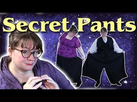 (21705) I Made Super Adjustable Secret Pants! | Winslow Culottes - YouTube Aesthetic Movement, Sewing Patterns Free, Sewing Clothes, Diy Clothes, Easy Sewing, Fiber Art, Free Pattern, Sewing Projects, Sewing Patterns