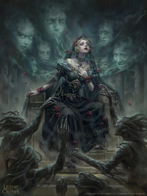 Princess of Ghouls, Livia Prima on ArtStation at https://www.artstation.com/artwork/9e1BlR Baba Jaga, Creature Fantasy, Heroic Fantasy, Gothic Fantasy Art, 다크 판타지, Odaiba, Arte Fantasy, 판타지 아트, Fantasy Inspiration