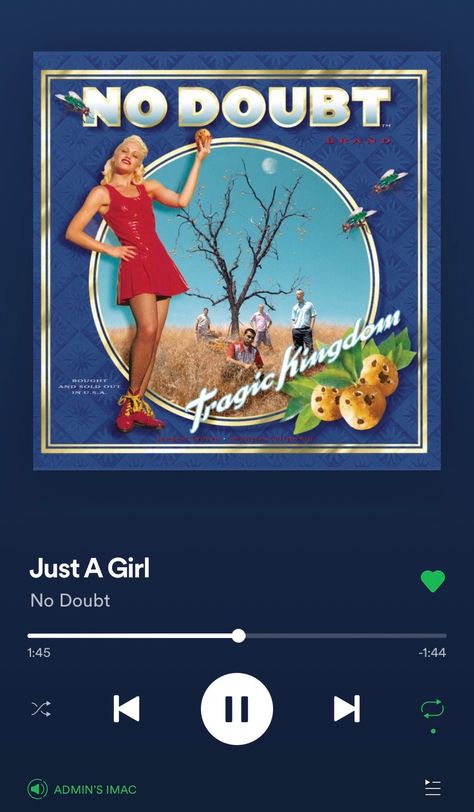 No Doubt, Just A Girl. No Doubt Lyrics, Spotify Screenshot, Summer Playlist, Alanis Morissette, Beats Studio, Music Lyrics Songs, Don't Speak, No Doubt, Young And Beautiful