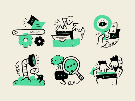 Search Spot illustrations by Ramy Wafaa on Dribbble Spot Illustration, Icon Design Inspiration, Design Apps, Graphic Design Assets, Ink Brush, Simple Illustration, Doodle Designs, Graphic Design Tips, Flat Illustration