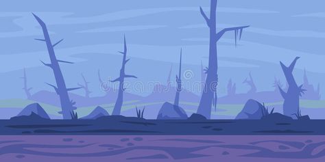 Swamp Game Background. Dark swamp game background landscape, tileable horizontal , #sponsored, #swamp, #game, #background, #Dark, #Swamp #ad Simple Background Landscape, Simple Background Design Landscape, Parallax Background Game, Swamp Environment, Swamp Digital Art, Swamp Trees Concept Art, Cartoon Swamp Background, Simple Background Design, 2d Game Background