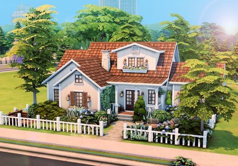 Mal aka Asimsa🌟 on Instagram: “One Story Family Home 🌳 Speed build is linked in my bio🌿 ✨Gallery: Asimsa04 ✨No CC ✨30x20 ✨4 Bedrooms ✨2 Bathrooms ✨122 545$…” One Story Family Home, Sims 4 Cheats, Sims 4 Challenges, Sims 4 Family, Sims 4 House Plans, Sims 4 House Building, Sims 4 House Design, Casas The Sims 4, Sims Building