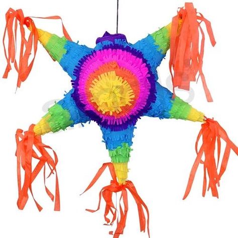 Mexican Piñatas, Mexican Pinata, Star Pinata, Mexican Party, Traditional Mexican, Fiesta Party, Engagement Party, Party Gifts, Wind Sock