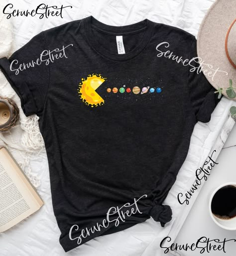 Planet Shirt, Science Teacher Shirt, Universal Shirts, Science Space, Teaching Outfits, Science Shirts, Space Shirts, Teacher Tees, Science Teacher