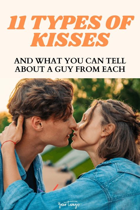 How To Tell He Loves You By His Kiss: 11 Types Of Kisses | YourTango #relationship Kiss Meaning, Boyfriend Kissing, Types Of Kisses, Good Kisser, Forehead Kisses, Best Kisses, Men Kissing, Relationship Help, Lasting Love