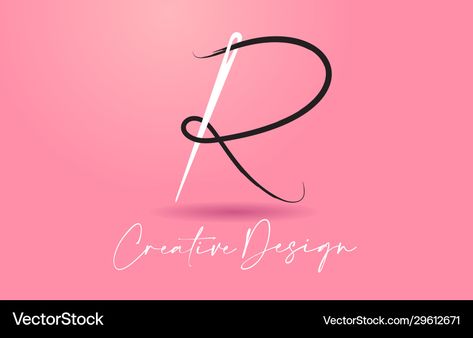 R Letter Logo, R Letter, Needle Thread, Design Concept, Letter Logo, Business Names, Needle And Thread, High Res, Png Images