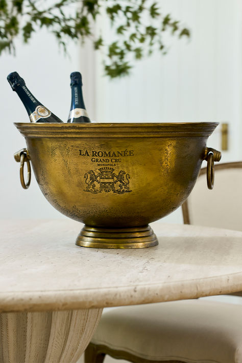 Celebrate with this gorgeous gold champagne bucket.  Shop our range of champagne and ice buckets online Sconces Kitchen, Champagne Ice Bucket, Drinks Trolley, Champagne Bucket, Wine Bucket, Cocktail Glassware, Ice Buckets, Kitchen Soap, Vintage Mirrors