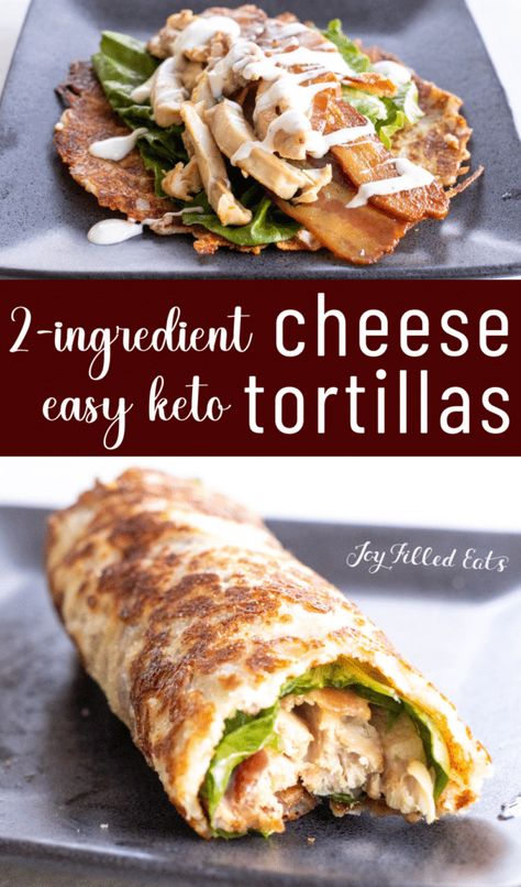 Cheese Tortilla Recipe : 2 Ingredient Keto Tortillas! Keto Tortilla Recipe, Cheesy Tortilla, Keto Wraps, Low Sugar Dinners, Keto Tortilla, Dinner Recipes Healthy Low Carb, Low Carb Soup Recipes, Keto Tortillas, Low Carb Low Fat Recipes