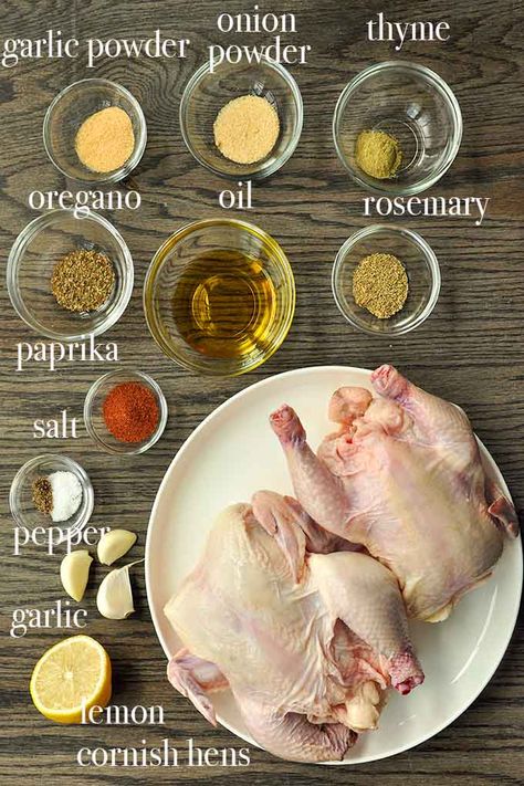 Instapot Cornish Hen Recipe, Cornish Hen Recipe In Electric Roaster, Healthy Cornish Hen Recipe, How To Cook A Cornish Hen In The Oven, Cornish Hen Rotisserie Recipe, Corn Hen Recipes Oven, Simple Cornish Hen Recipe, Cornish Hen Seasoning, How To Cook A Cornish Hen