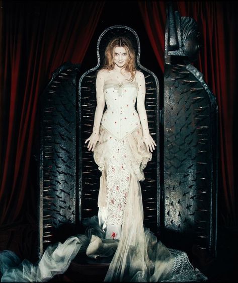 Lisa Marie - Photo by Tim Burton (1994) Lisa Marie Tim Burton, Goth Aesthetic, Witchy Vibes, Iron Maiden, Tim Burton, Goth Fashion, Photo Print, Premium Photo, Gothic Fashion