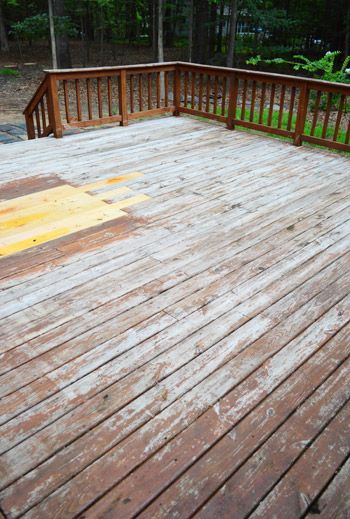 Obligatory Stripper Pun Goes Here Deck Remodel, Deck Makeover, Wooden Deck, Deck Paint, Young House, Staining Deck, Young House Love, Diy Deck, Deck Railings