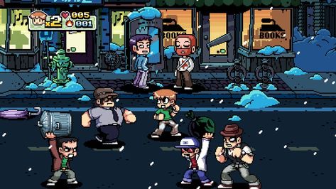 The 20 greatest beat'em ups of all time 17 Game Level Design, Scott Pilgrim Vs The World, Stephen Stills, Beat Em Up, Game Google, Scott Pilgrim Vs. The World, Pixel Art Games, Vs The World, 10 Year Anniversary