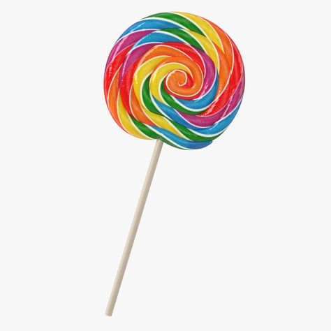 Swirl Lollipop, Rainbow Lollipops, Swirl Lollipops, Rainbow Png, Png Icons, Realistic Art, Phone Themes, Eye Catching Colors, Wow Products