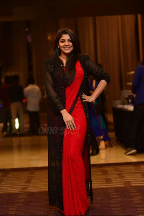 Saree with jacket Saree With Blazer Jackets, Saree With Overcoat Jacket, Saree With Shrug And Belt, Saree With Long Shrug, Saree With Overcoat, Saree With Long Jacket, Winter Saree, Saree With Jacket, Western Saree