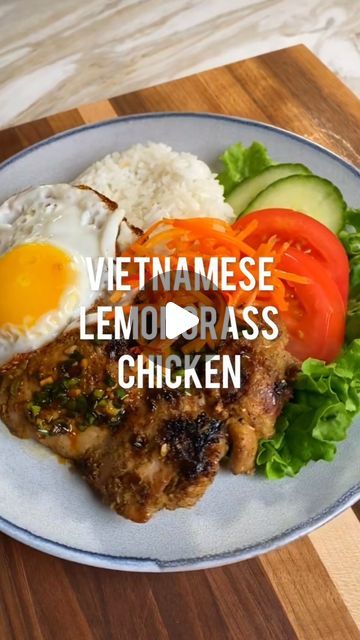 Sylvia Nguyen on Instagram: "✨Vietnamese lemongrass chicken (thịt nướng gà)🍗

Look no further - this recipe is GARANTEED to be delicious. My mom has spent years perfecting this recipe and continues to experiment with variations. However, we just keep coming back to this classic 🤤. Try this recipe with pork as well!!

✨RECIPE✨
Lemongrass chicken marinade: (marinade for at least hour but overnight would be even better) 
- 8 chicken thighs 
- 4-5 cloves of garlic 
- 1 shallot 
- 2 tbsp lemongrass 
- 1 tbsp soy sauce 
- 1 1/2 tbsp fish sauce 
- 1 tbsp honey
- 1 tbsp ground coriander 
- 1/2 tsp salt 
- 1 tsp chicken bouillon 
- 1 tsp paprika
- 1/2 tsp cayenne powder
- 1 tbsp vodka to enhance the flavour (rum or any cooking wine would do just as well too)

Dipping fish sauce (nước mắm chấm)
- Vietnamese Lemongrass Chicken Recipes, Chicken Vietnamese Recipes, Lemon Grass Chicken Vietnamese, Vietnamese Chicken Recipes, Lemongrass Chicken Vietnamese, Vietnamese Lemongrass Chicken, Recipe With Pork, Thai Chili Peppers, Lemongrass Chicken Recipe