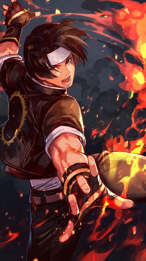 King Of Fighters Characters, King Of Fighters Kyo, Click Burgundy, Hungry Clicker, Anime Fighter, Videogame Characters, R6 Wallpaper, Capcom Vs Snk, Capcom Vs