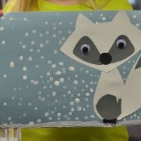 Fox Craft Preschool, Arctic Fox Craft, Kids Crafts January, Snow White Crafts, Arctic Animals Preschool Activities, Arctic Fox Art, Arctic Animals Preschool, Fox Craft, Arctic Animals Crafts