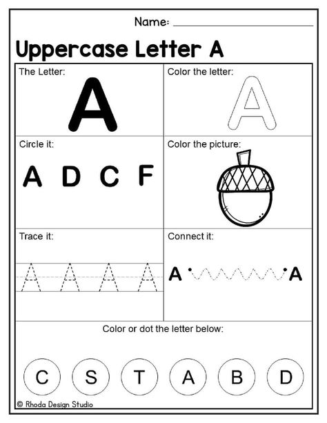 Letter A Coloring Pages Letter A Coloring Pages, Kindergarten Letters, Free Preschool Worksheets, Letter Worksheets, Free Preschool, Alphabet Worksheets, Uppercase Letters, Letter A, Preschool Worksheets