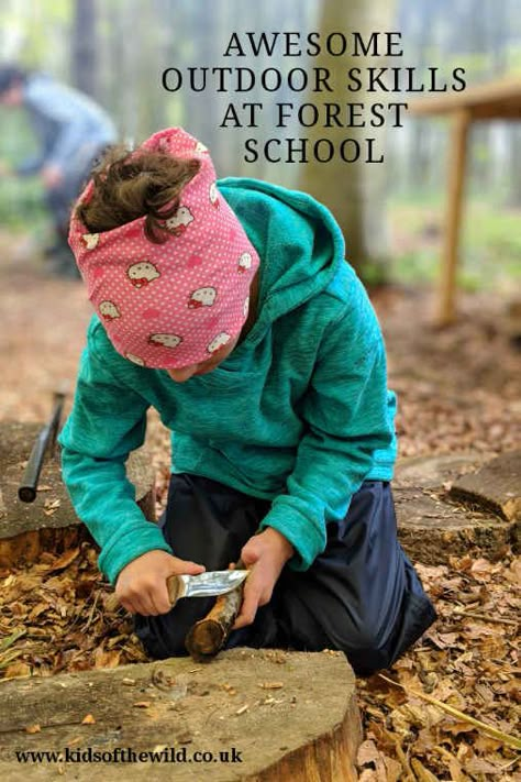 Outdoor Survival Activities For Kids, Kids Survival Activities, Outdoor School Ideas, Outdoor Skills For Kids, Survival Activities For Kids, Survival Skills For Kids, Kids Survival Skills, Woodland Activities, Forest Preschool