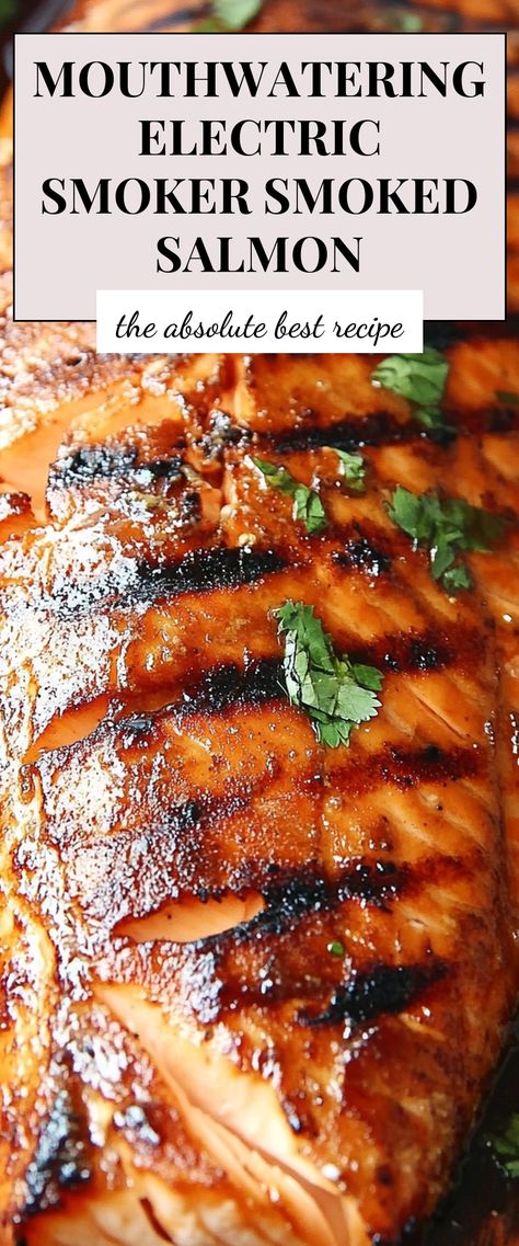 Image for Mouthwatering Electric Smoker Smoked Salmon Classy Brunch, Gluten Free Salmon, Salmon Soy Sauce, Electric Smoker, Smoked Cooking, Cozy Dinner, Dinner With Friends, Smoked Salmon, Easter Recipes