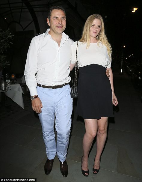 Rare night out: Lara Stone and David Walliams had a break from parenting duties for a romantic date night at Scott's on Tuesday Lara Stone, Romantic Dates, Romantic Dinners, Date Night, Night Out, How To Wear