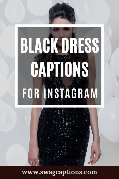 BEST Black Dress Captions and Quotes for Instagram in 2022 Black Color Captions Instagram, Dress Nice Quotes, Black Tie Captions, Dressed Up Captions For Instagram, Black Outfit Captions Instagram Men, Black Colour Captions Instagram, Dress Up Quotes Classy, Black Clothes Captions Instagram, Insta Captions Black Outfit