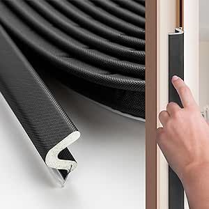 Weather Stripping Door Seal Strip 26FT Door Soundproofing V-Shape Sound Proof Door Sealers for Door Frame, Door Insulation Strip for Large Gap，Black Door Soundproofing, Sound Proof Door, Door Strip, Door Stripping, Attic Doors, Door Weather Stripping, Door Seal, Door Insulation, Door Seals