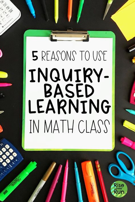 Learning Kindergarten, Student Centered Classroom, Elementary Math Classroom, Inquiry Learning, Middle School Math Classroom, Math Graphic Organizers, Math Centers Middle School, Math Organization, Upper Elementary Math