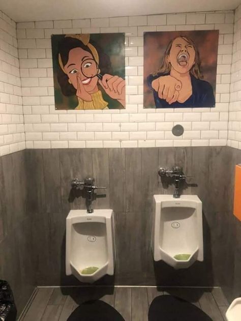 #mensroom #commercialplumbing #toofunny #lol Funny Cover Photos, Funny Facebook Posts, Funny Mugshots, Tall People Problems, Facebook Funny, Toilet Art, Best Funny Photos, People Problems, Bathroom Humor