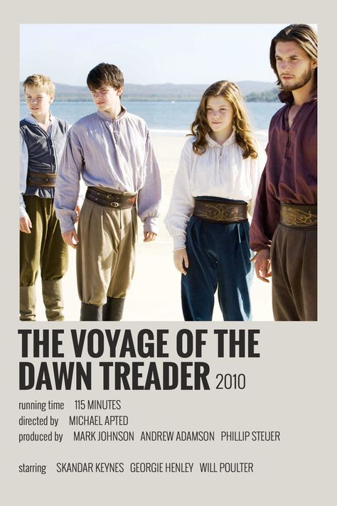 made by @majaaplb Voyage Of The Dawn Treader, The Dawn Treader, Narnia Movies, Dawn Treader, Old Posters, Indie Movie Posters, Film Polaroid, Narnia 3, Polaroid Posters