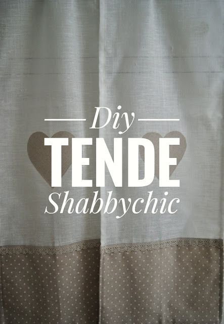 Laura country style: Diy: tende shabby chic Style Tutorial, Tutorial Diy, Diy Pattern, Pattern Free, Country Style, Craft Room, Free Pattern, Shabby Chic, Curtains