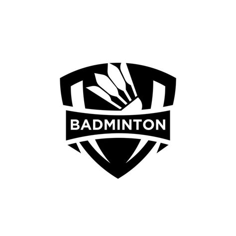 Logo Badminton Design, Shuttlecock Logo, Badminton Logo, Badminton Team, Yoga Room Design, Badminton Shuttlecock, Badge Logo, Yoga Room, Buick Logo