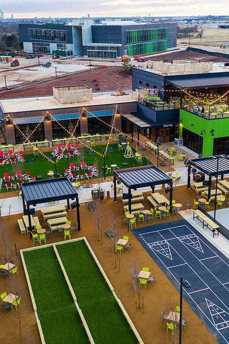 Chicken N Pickle, Food Court Design, Sports Facility Architecture, Food Park, Landscape Products, Restaurant Concept, Community Space, Beach Tennis, Outdoor Food