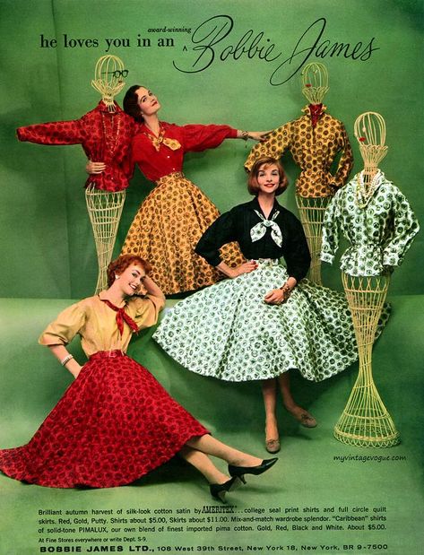 Bobbie James LTD 1957 | Jessica | Flickr 1950s Fashion Women, I'm Just A Girl, Vintage Fashion 1950s, Fifties Fashion, History Fashion, Fashion 1950s, 1960s Fashion, Moda Vintage, Vintage Vogue