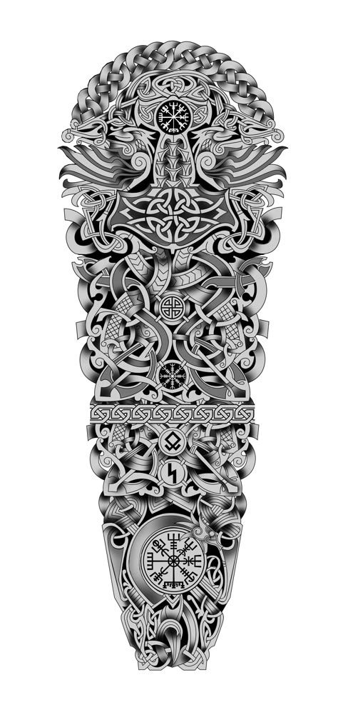 Celtic Sleeve Tattoos, Tattoo Advice, Tato Maori, Celtic Tattoo Designs, Viking Tattoo Sleeve, Polynesian Tattoos, Full Sleeve Tattoo Design, Celtic Tattoo, Geometric Tattoos