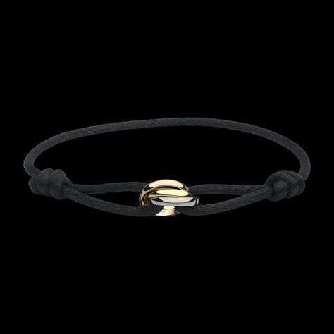 Cartier Trinity Bracelet - $ 580,00 Cartier Trinity Bracelet, Trinity Bracelet, Suede Jewelry, Boho Chic Jewelry, Bracelet Design, Metal Clay, Funny Games, Leather Jewelry, Bracelets For Men